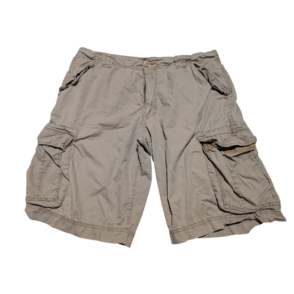 Bailey's Point Cargo Shorts Mens 36 Khaki Tan Cotton Utility Gorpcore Hiking Wor